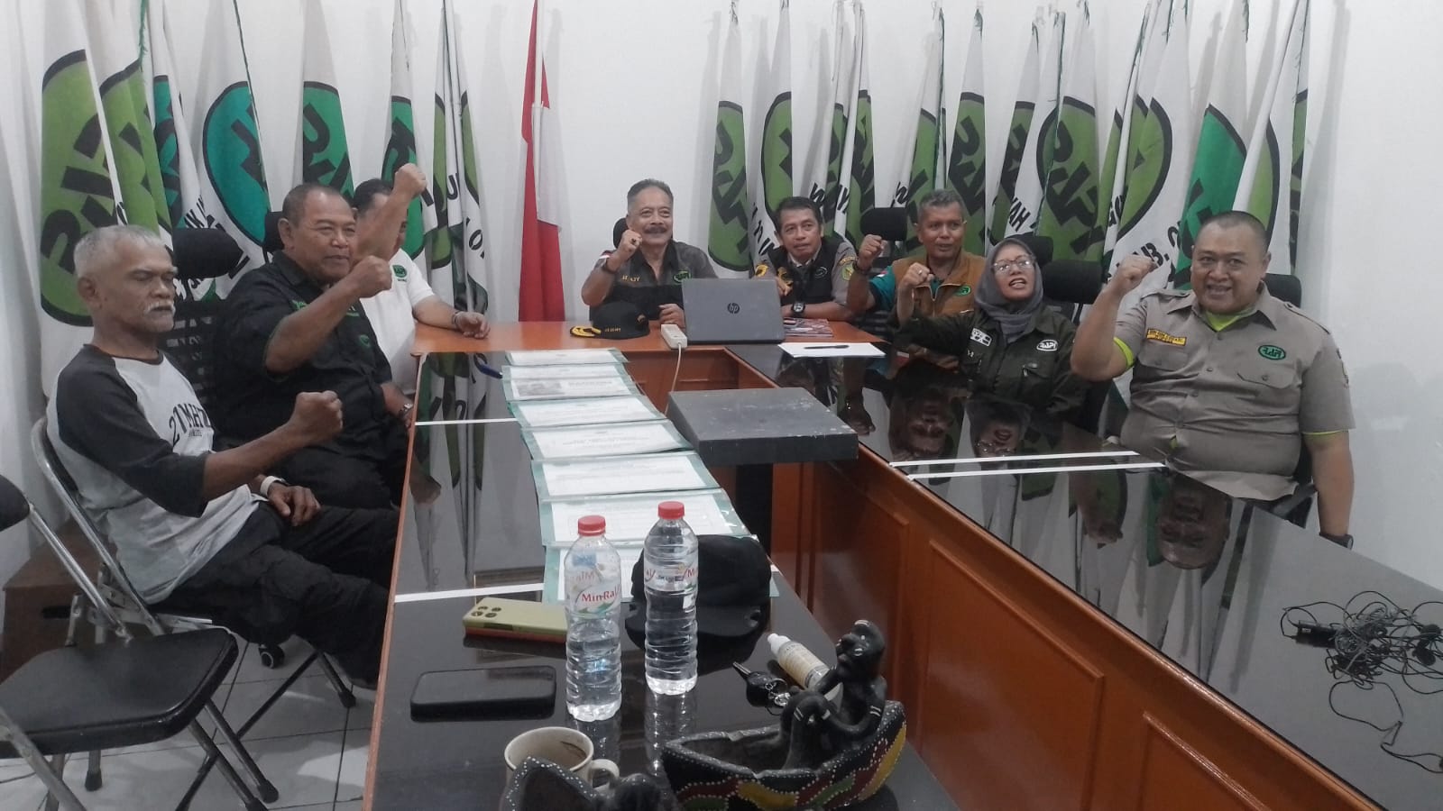 Kunjungan Pengnas Sekum JZ30HT dan Komandan Satgas JZ30HTN. Monitoring Posko RAPI Daerah 10 Provinsi Jawa Barat